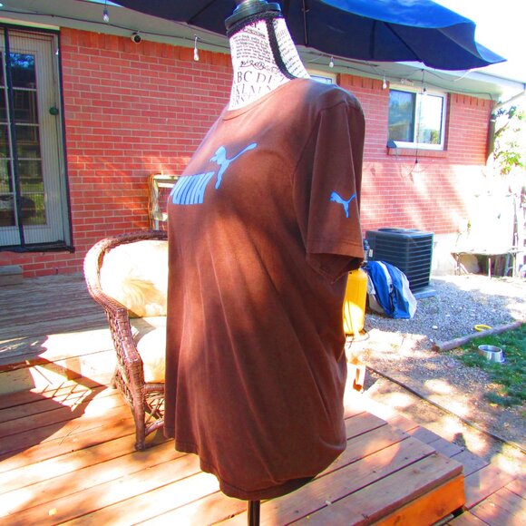 Puma Label Brown Short Sleeve Tee - Picture 3 of 4